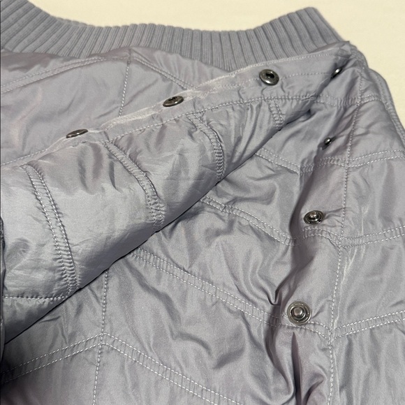 Prana Gray Quilted Diva Wrap Mini Skirt size XS - Picture 5 of 14